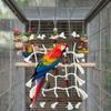 Natural Reptile Weaving Climbing Net Wooden Branch Bird Climbing Frame  Bird Gym