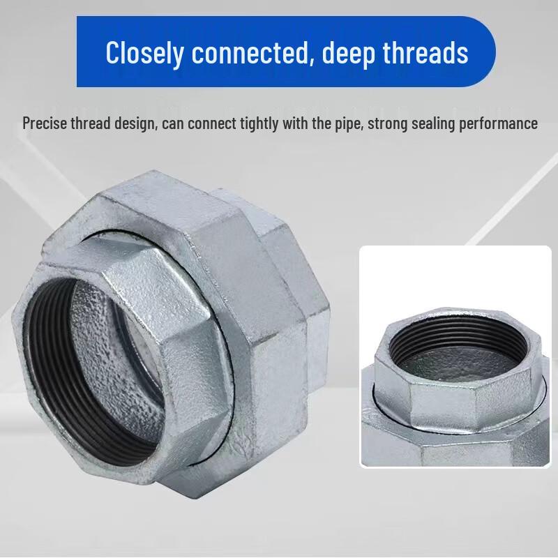 Galvanized Female Thread Pipe Union