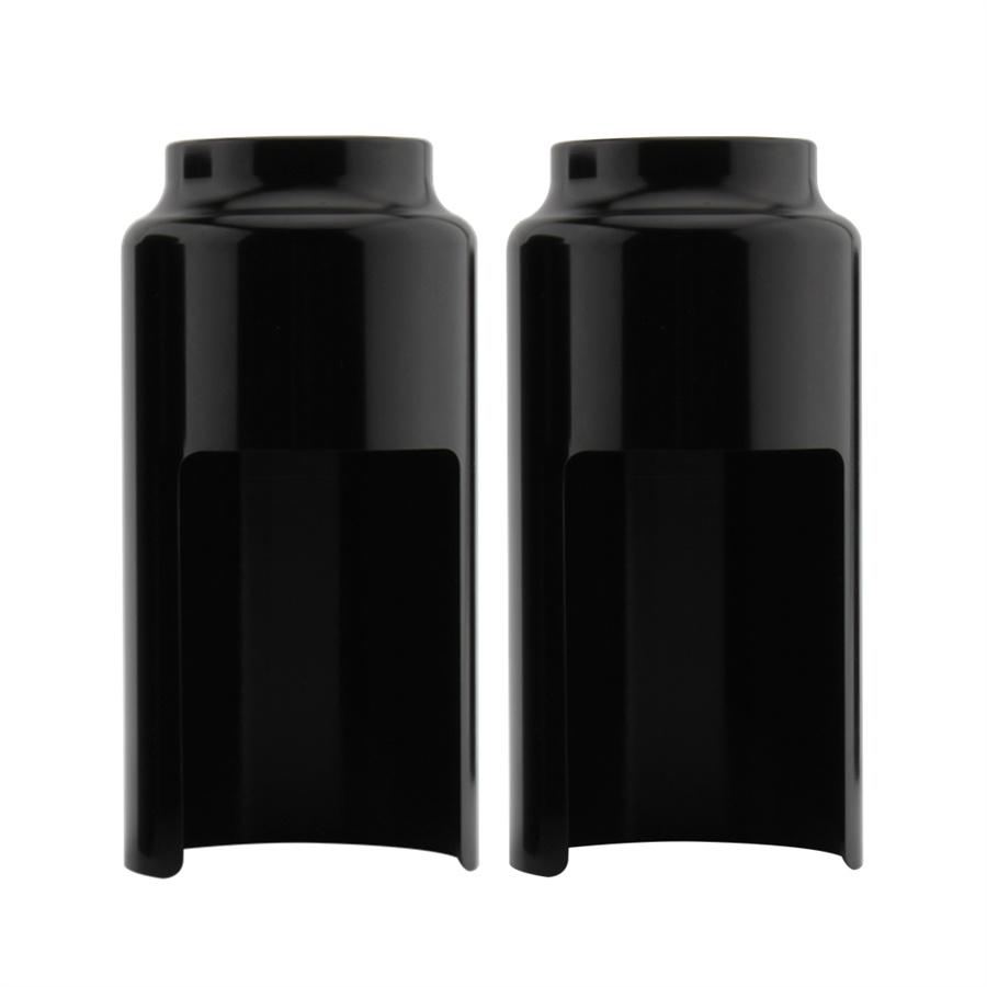 6 шт. Черные чехлы на вилку, комплект крышек для трубок для Softail Breakout FXBR FXBRS 18-21