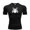 Spider Graphic Compression Shirts for Men Gym Workout Rash Guard Athletic Quick Dry Tshirts Tees Tops Undershirts Baselayers
