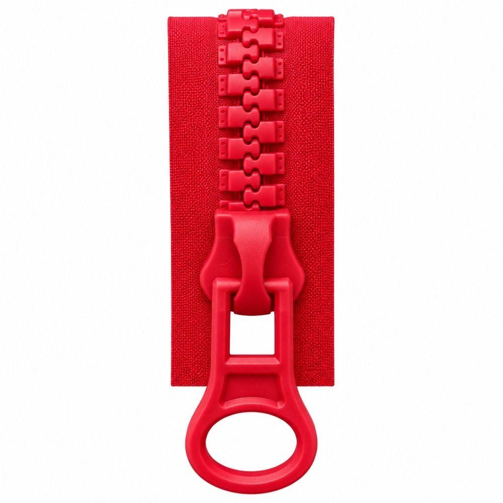 with Pull Ring Pull Ring Zip 30# 60cm Slider Head for Down Jackets Big Zippers Christmas
