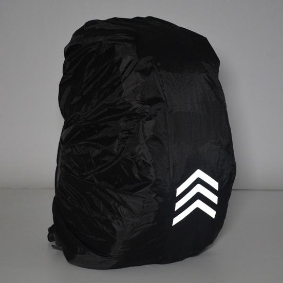 Waterproof Backpack Rain Cover with Reflective Strips Wear-Resistant UV-Proof Night Visibility Backpack Protector Cover