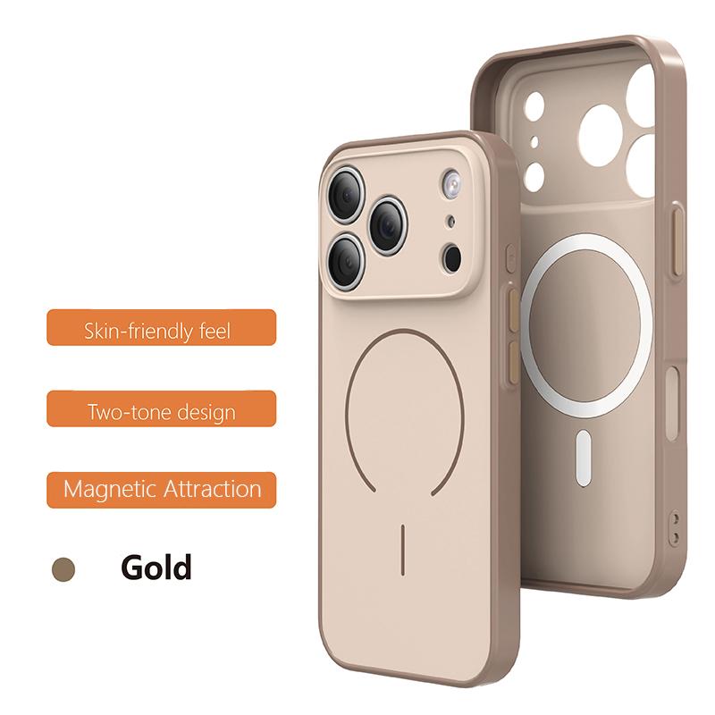 Luxury Matte For Magsafe Phone Case for 17 Pro Max 16 15 14 13 12 11 Pro Air Magnetic Shockproof Bumper Back Cases Cover