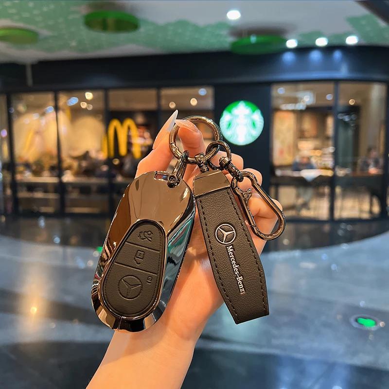 VRN2   car key case cover For Mercedes Benz C S Class W206 W223 S350 C260 C300 S400 S450 S500 Key Shell Protector