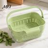 Portable Sink Drainer for Noodles Kitchen Hanging Drain Basket, with Quick Drying Holes, Foldable Organizer Sponges Space Saving Food Residue Catcher,