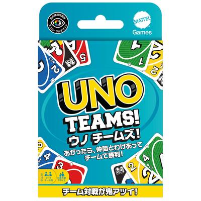 Mattel Game UNO Команды Игра Товары для вечеринок Команды 112 карточек Возраст 7 лет и старше Синий HXT58 2-4 (для 4-8 человек)