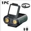 Налобный фонарь Owl Type-C, перезаряжаемый налобный фонарь, портативный вращающийся охотничий фонарь, светодиодный фонарик для кемпинга, рыбалки, передний велосипедный фонарь
