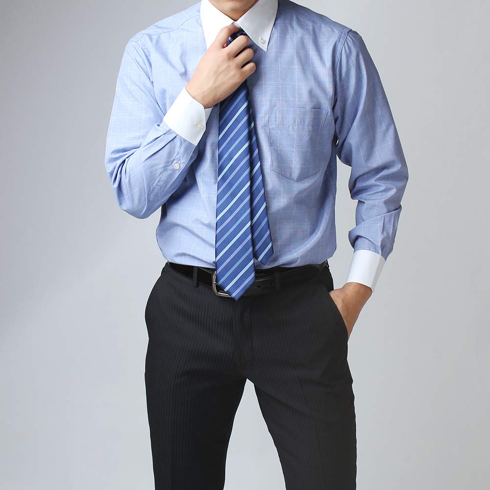 (Ателье 365) Галстук atelier365, Однотонный, В клетку, Деловой, Офисный, Business Casual, Формальный, Свадебный, Простой, Мужской подарок at-ux-ne-1298-ats-2-nsd04