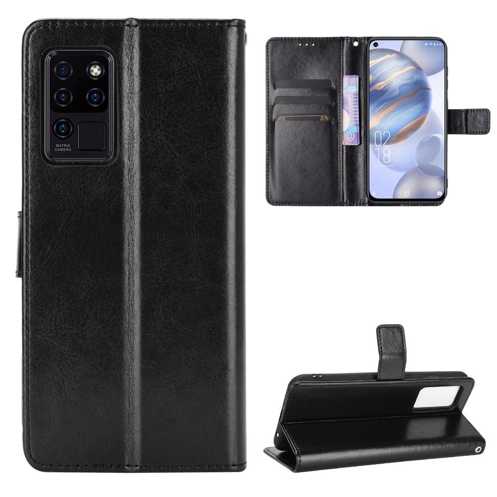 for Oukitel C21 Wallet Case with Kickstand & Card Slots – Shockproof, Dustproof, Business Heavy Duty Flip Leather Cover