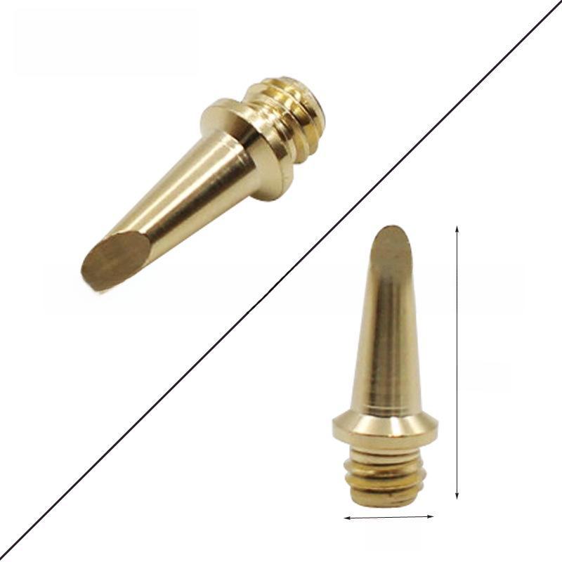 Оригинальный газовый паяльник R Brand: Набор из 5 предметов с наконечниками: заостренным, скошенным, плоским и режущим
