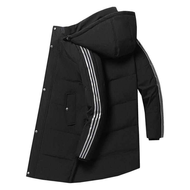 Three Bars Men's and Women's Down Jackets, Couple's Winter Jackets, Long Styles