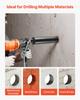 Core Drill Bit, 89 mm Diameter, 356 mm Drilling Depth, 1-1/4 in-7 Internal Thread, High-Precision Welding Technology, Wet Diamond Core Bit for