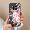 Чехол для OPPO Realme 12 12X 5G Цветок Мягкий Жидкий Силикон Защита Объектива Камеры Премиум Задние Крышки Для Realme12 X Funda Coque