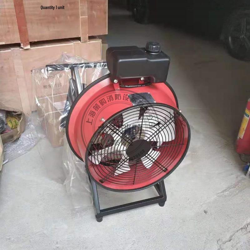 Portable Engine-Powered Positive Pressure Smoke Extractor Cart