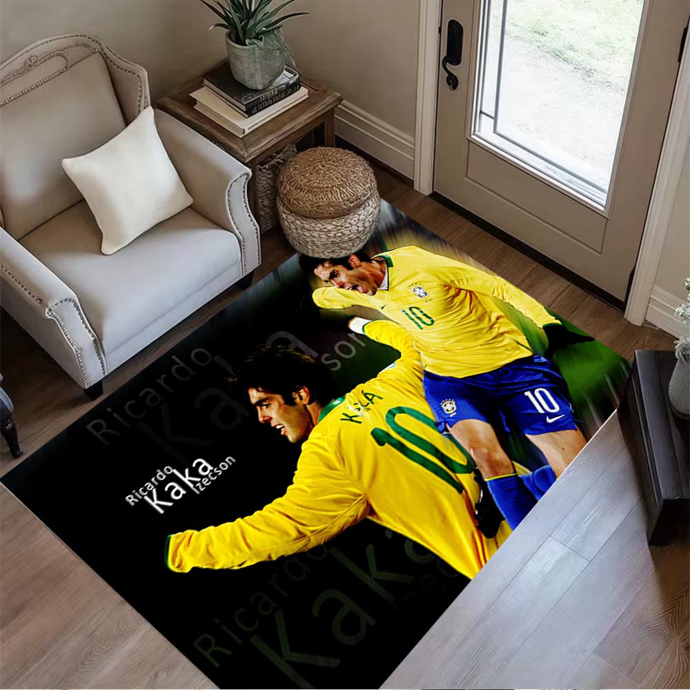 Football Legends Celebration Floor Mat Design for Playrooms Entryway Dormitory Study room Anti-slip Rug Office home decor
