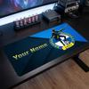 Bristol Rovers Custom Large Mouse Pad, Personalized Name Text Print, Football Logo Non‑Slip Desk Mat Gaming Gift