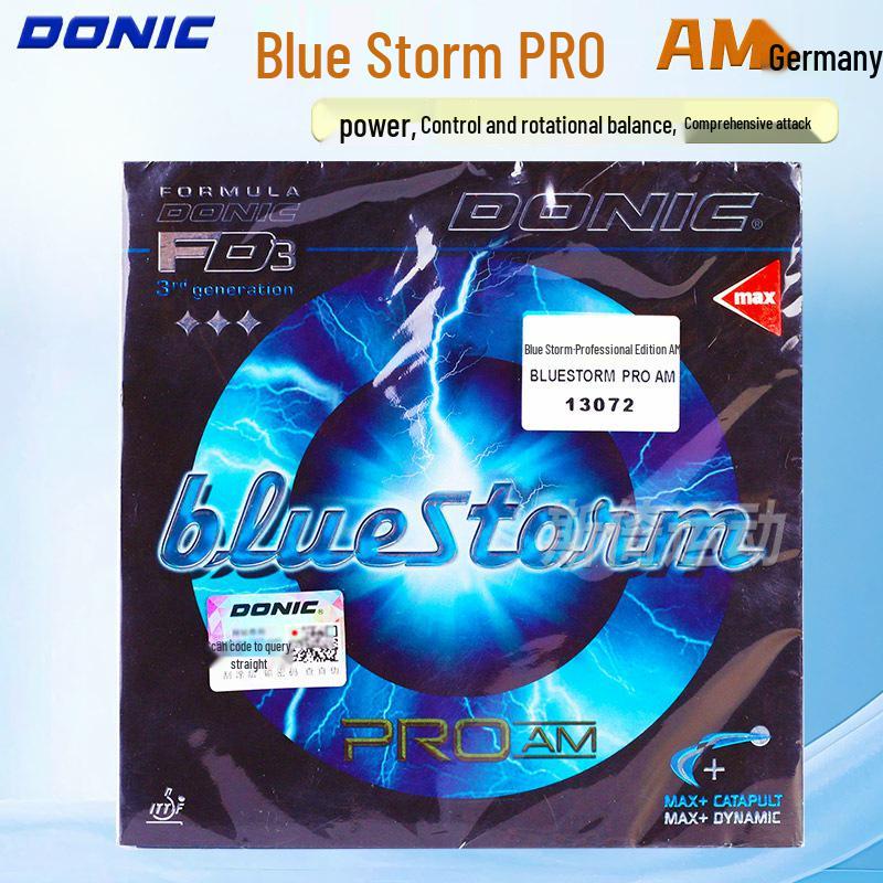 Накладка для настольного тенниса DONIC Blue Grip Z1 с липкой синей губкой