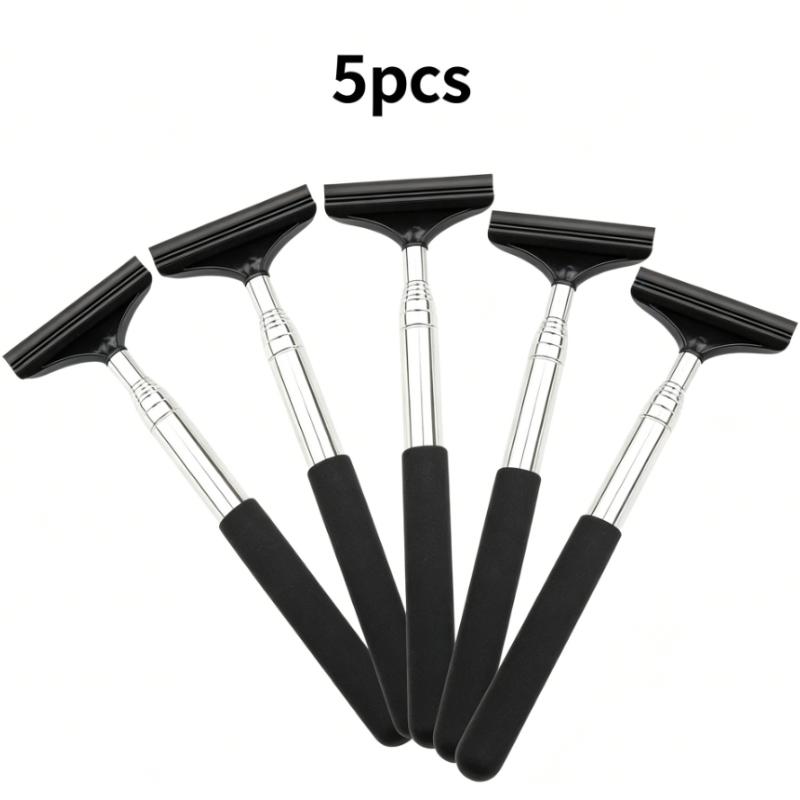 Summer Telescopic Car Rearview Mirror Wiper with Soft Handle Auto Glass Cleaning Defogger Brush Blade Essential Car Accessory