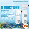 1Pcs Submersible Silent Aquarium Filter Pump 3 In 1 Wave Maker Durable Air Oxygen Aerator