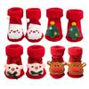 0-3T Winter Thick Infant Socks for Girls Boys Kids Christmas New Year's Socks Anti Slip Cotton Short Socks for Newborns