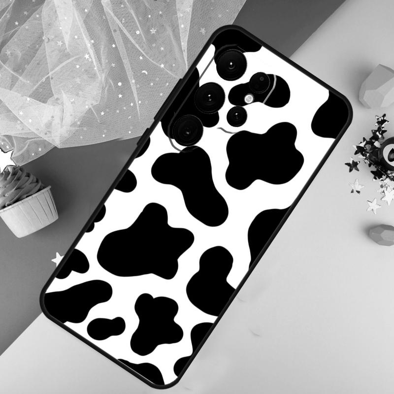 Cow Print Phone Case For Samsung Galaxy S25 FE S23 S21 S20 S22 S24 S26 Ultra S10 S26 Plus Cover Coque