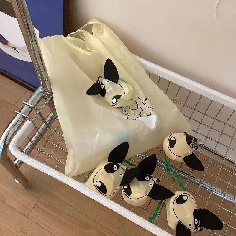 Мультяшная складная хозяйственная сумка, портативная, большой вместимости, экологичная сумка для супермаркета