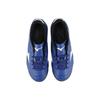 Mizuno Потреро Вайд Джуниор. Круглый носок, шнуровка, нескользящие, прочные, низкие, детские футбольные бутсы, детские футбольные бутсы, сине-белые, P1GE189227