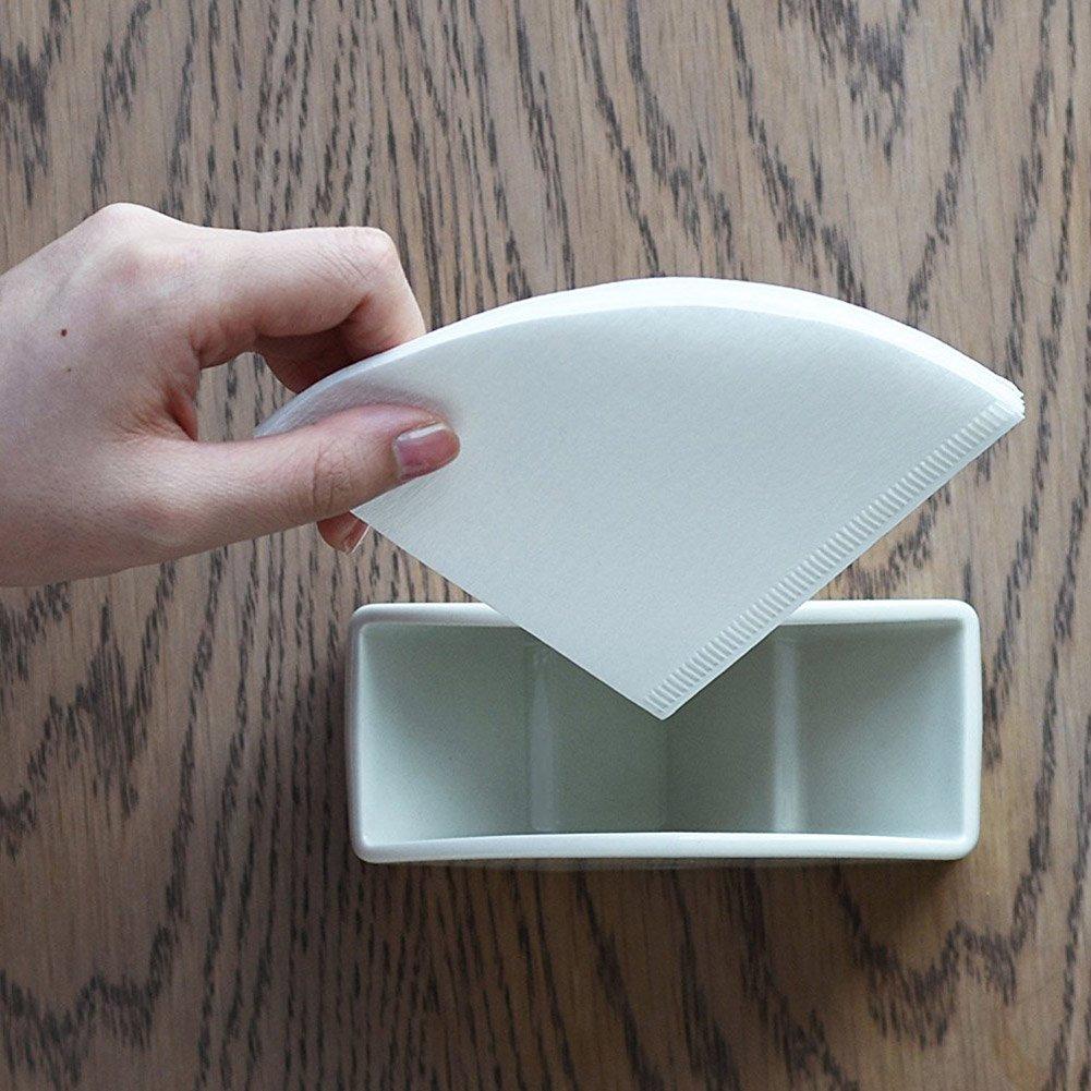 KINTO SCS Paper Filter for Hand Dishwasher 27670 Stand, White, Coffee, Drip, Safe,