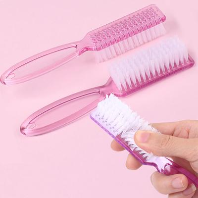 2 шт. Щеточка для чистки ногтей, щетки для удаления пыли и порошка для акрилового УФ-геля, маникюрные инструменты для ухода за ногтями