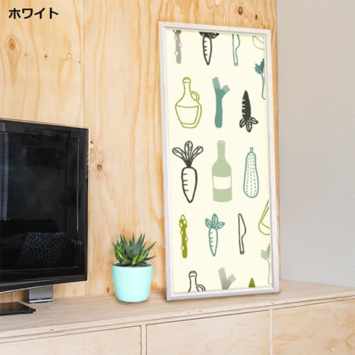 Wooden Tenugui Frame, Size: 890 X 330 Mm. Includes Mount and Tape for Tenugui (white).