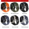 Прочный интеграционный ремешок с чехлом для Apple Watch Ultra 3/2/1 49 мм Спортивный силиконовый ремешок с металлическим бампером для apple watch 11 10 46 мм