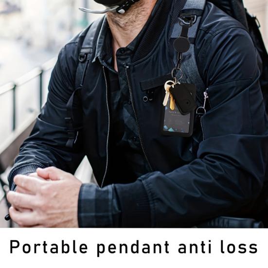 Брелок-застежка для мобильного телефона с шнуром 60 см, держатель для ID-карты, выдвижной зажим, антикражный ремень безопасности, крепление для путешествий, походов