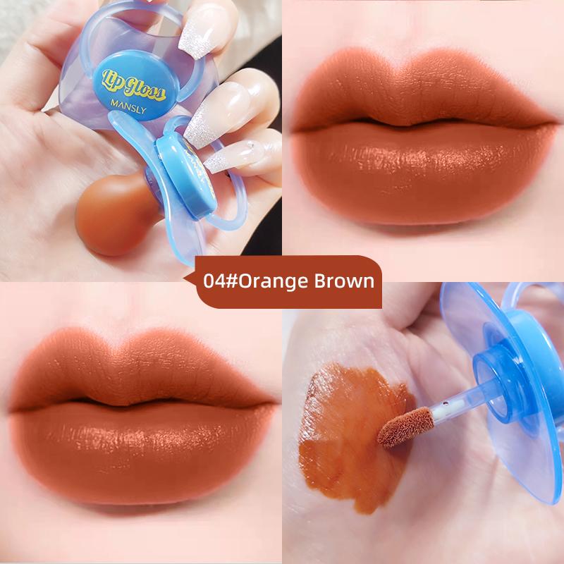 MANSLY милая мини-форма водостойкая матовая жидкая губная помада долговечная антипригарная чашка блеск для губ макияж 3 г