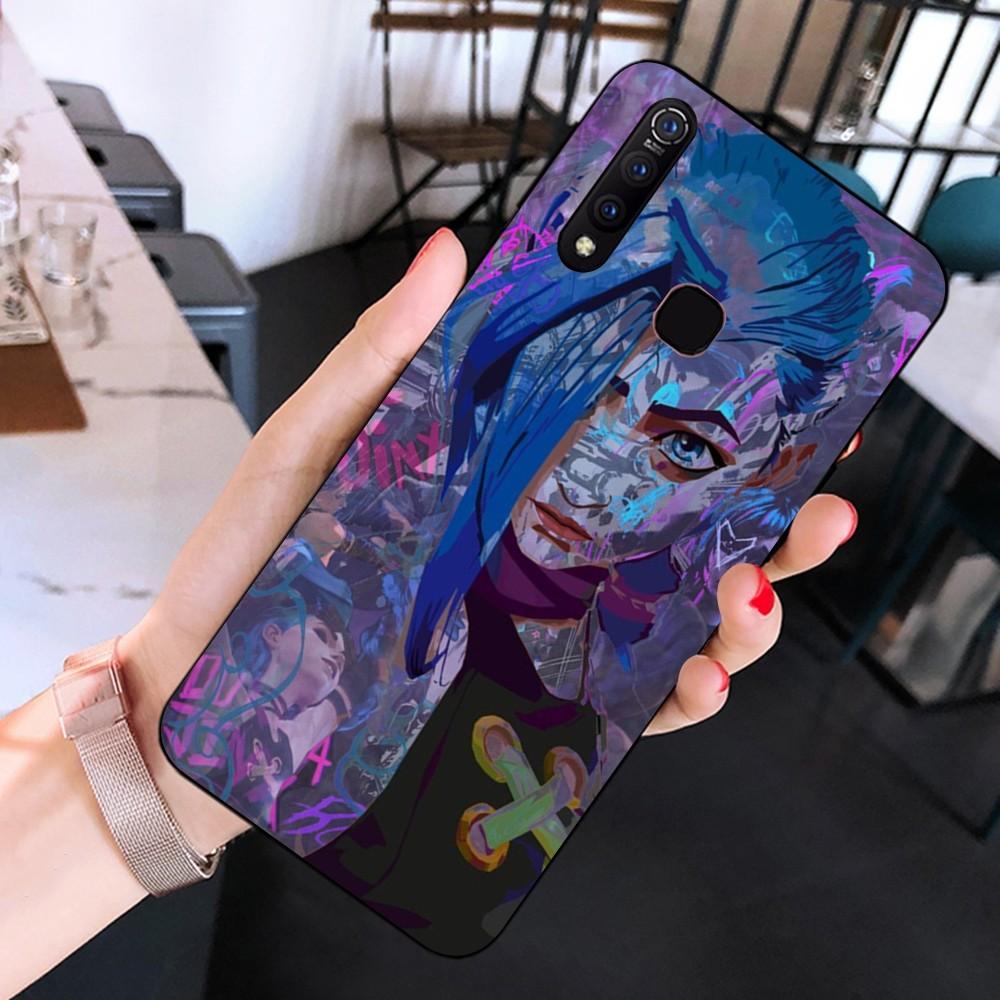 Чехол для телефона Huawei Y9 6 7 5 Prime Enjoy 7s 7 8 plus 7a 9e 9plus 8E Lite Psmart с персонажами из аниме Arcane Jinx-Vi