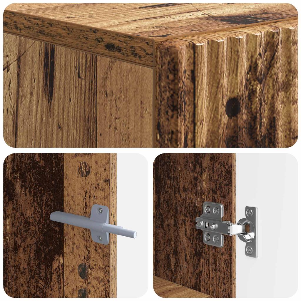 TV Stand Reclaimed Wood Engineered Wood