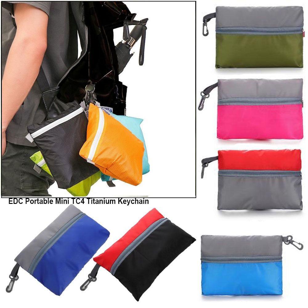 With Hook Zipper Swimming Bag Pouch 10 Colors Camping Hiking Storage Bag Outdoor Waterproof Bag