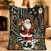 Interactive Drawing Blanket for Artists Christmas DIY Coloring Blanket, Color Your Own Throw 59" x 49" Cozy Creative Art Projects Adults Project Kids