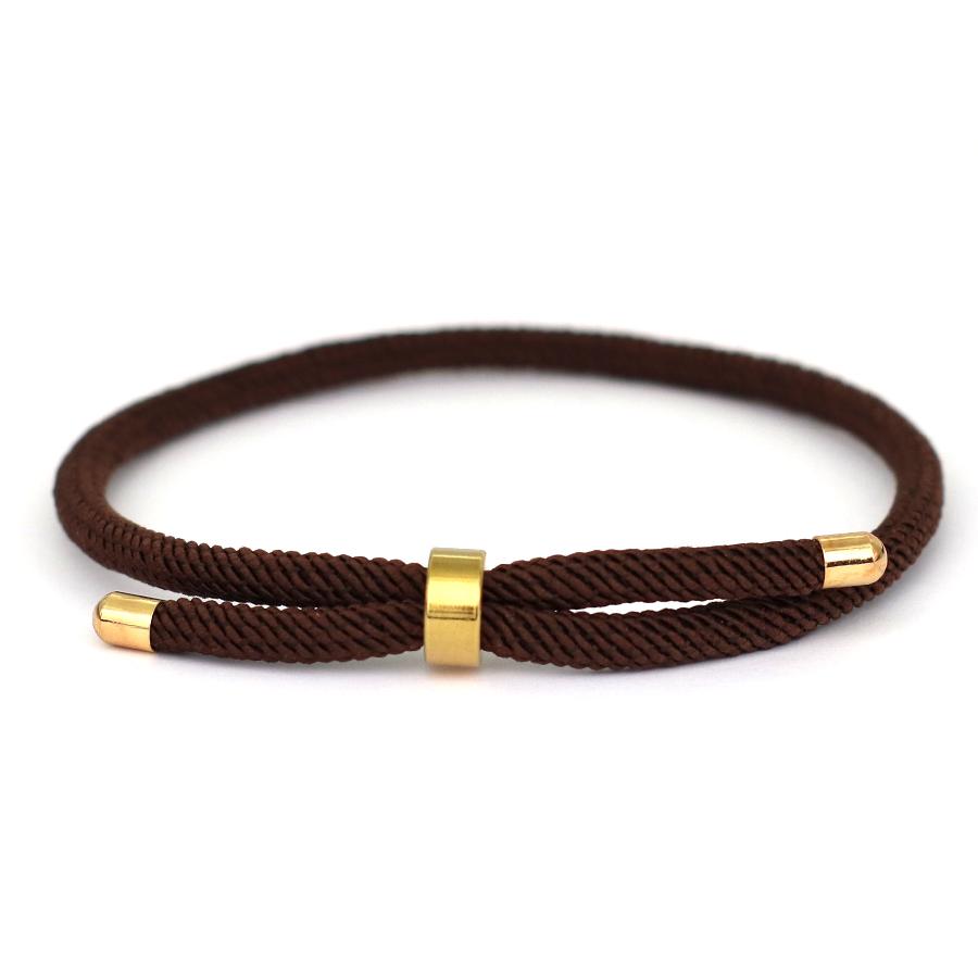 Simple Style Rope Bracelet For Men Unfading 6 Colors Grade A 4mm Thread Luck Red Braslet Valentine Day Gift Pulsera Cuerda
