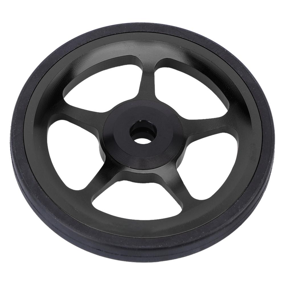 Складной велосипед Алюминиевое Легкое Колесо Велосипед для Катания Толкающее Колесо с Монтажным ВинтомЧерный