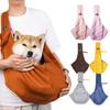Sling Carrier with Pocket Safety Hook Hands-Free Pet Bag Breathable Small Animals Carrier Crossbody