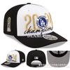 Adjustable baseball cap for men and women, American style, Yankees and Dodgers embroidered, hard brim, Korean style, trendy