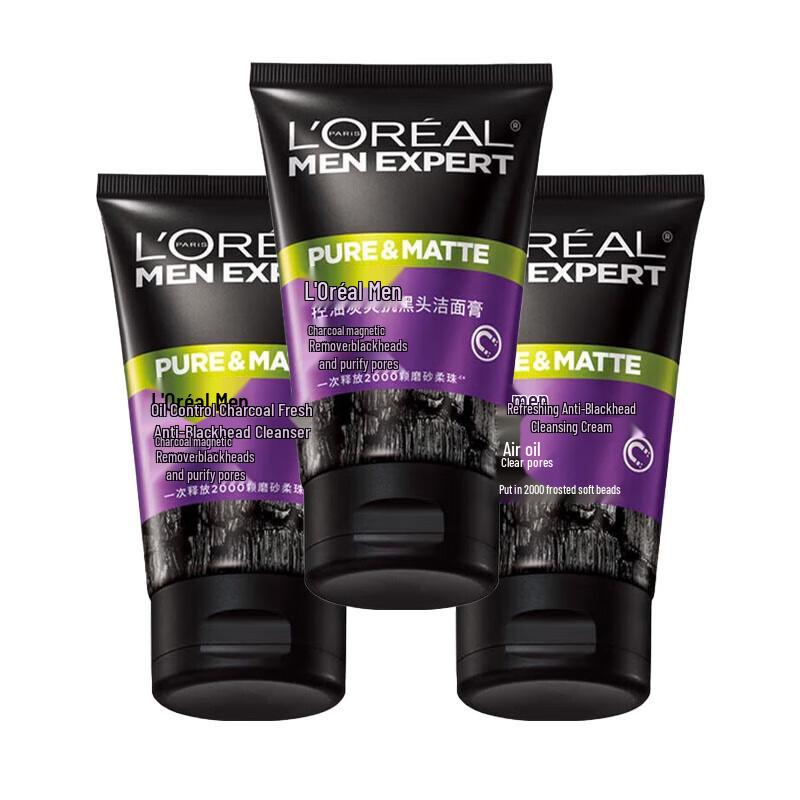 L'Oréal Men Expert Hydra Energetic Oil Control Угольная пенка для умывания