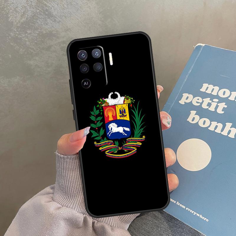 Venezuela Flag Case For Oppo A98 A78 A79 A18 A38 A58 A40 A60 A80 A16 A76 A96 A15 A74 A94 A54 A17 A77 Cover