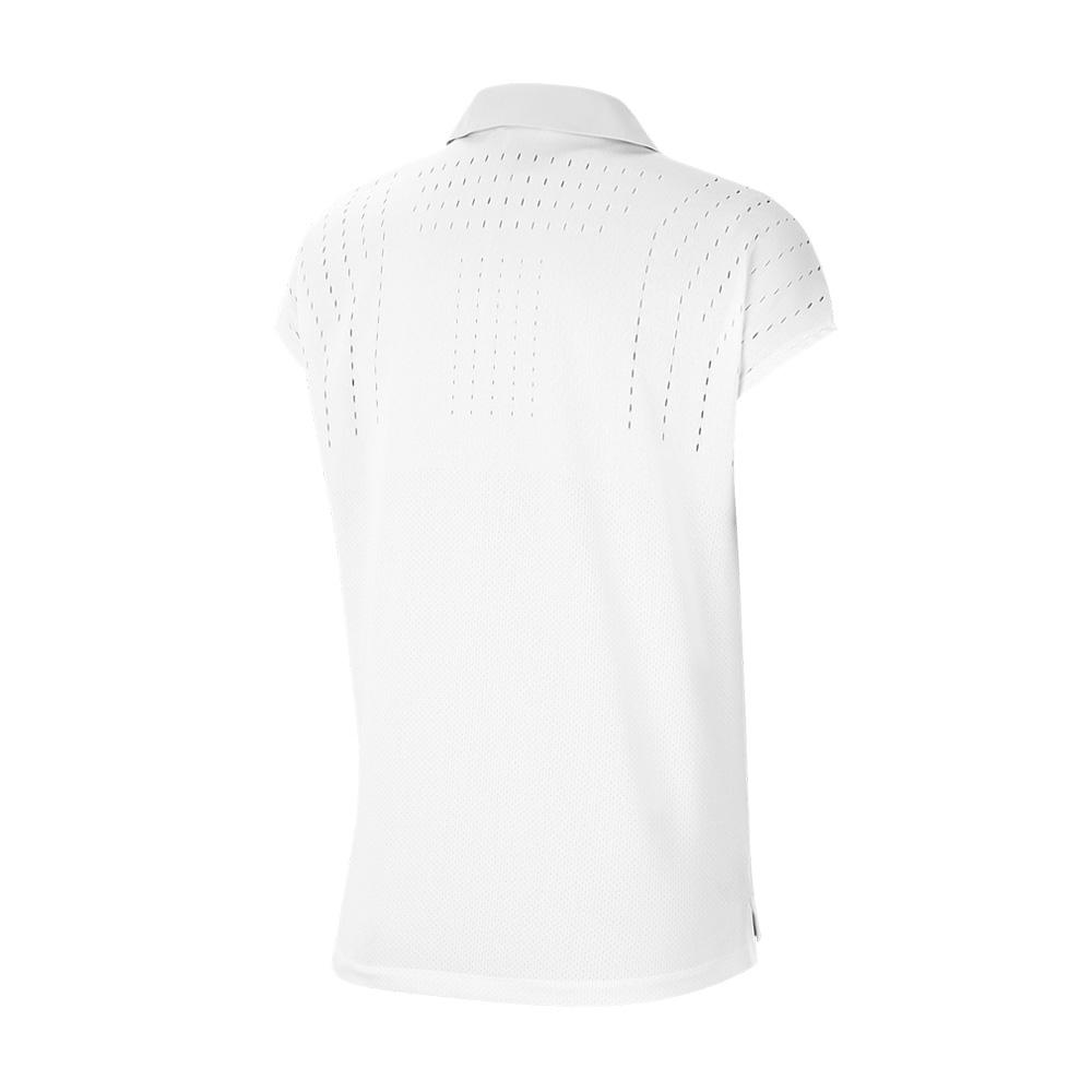 Nike Футболка-поло Golf Flex Solid Quick-Dry для женщин, топы белого цвета CI9830-100