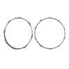 14inch 8 Holes Hoop, Snare Drum Batter Percussion Accessories, Heavy Duty Rim Hoop