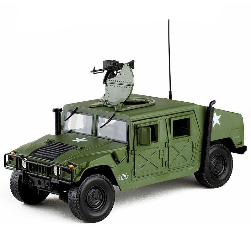 1/18 Hummer H1 Внедорожник Военный Армейский Игрушечный Автомобиль Модель Литье под Давлением Сплав Металл Транспортное Средство Миниатюрная Коллекция Подарок для Мальчика Детей Ребенка