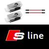 Car Door Welcome Lamp Laser Projector Logo Ghost Shadow Night Lights For Audi A3 8V A4 B8 B9 A5 A6 C7 A7 A8 Q3 Q5 Q7 S4 S6 S7 S8