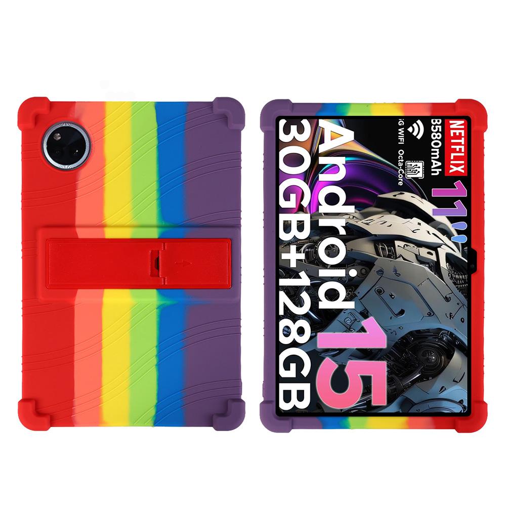 Soft Silicone Case for Doogee Tab G6 A9 Pro Plus T36 T40 Pro T20 Ultra T20S T20 T10Plus Adjust Stand Cover Kids Safe Shockproof