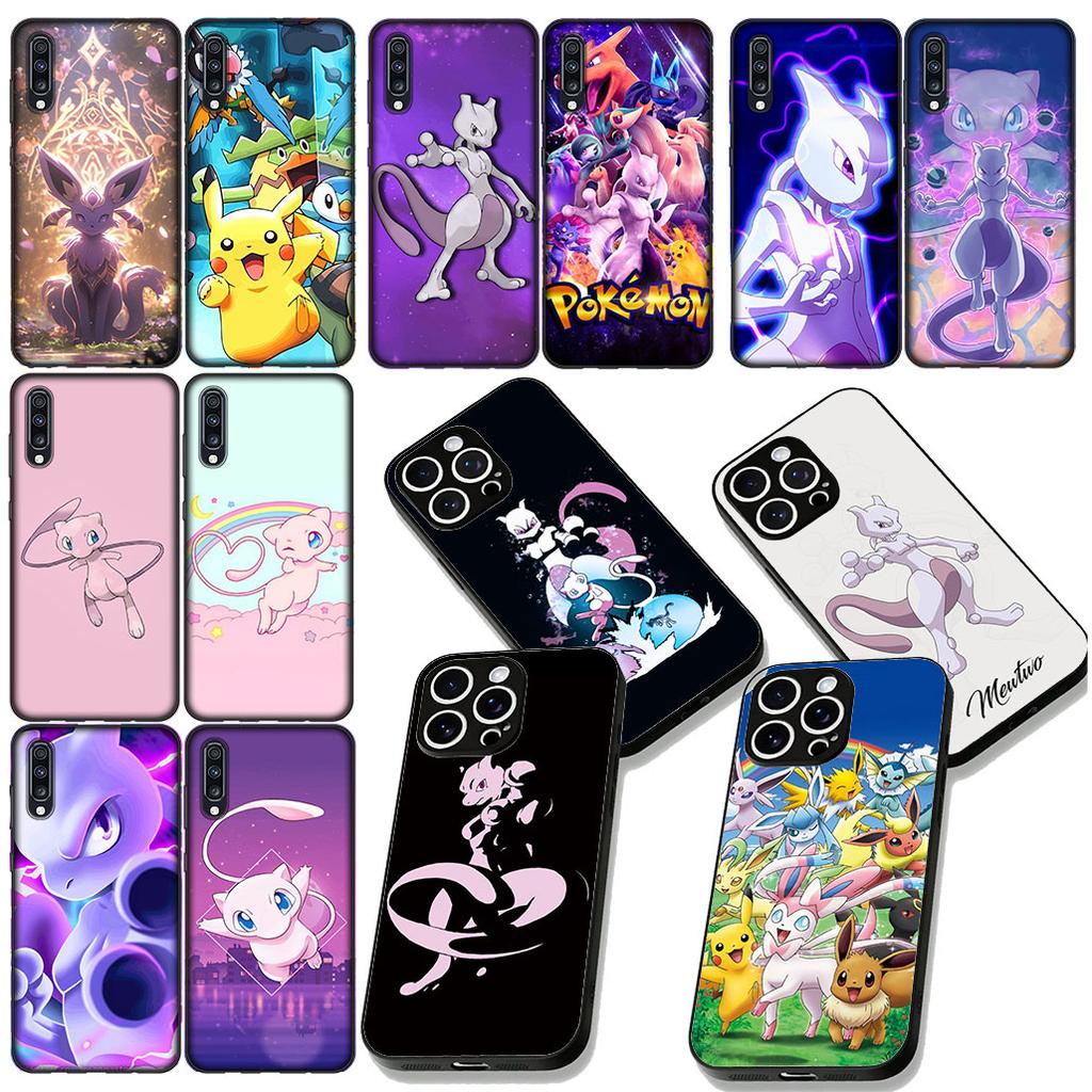 P-Pikachus Mewtwo Mew P-Pokemons Phone Cover for Samsung Galaxy S22 S21 S20 FE Ultra Plus A35 A36 A37 A33 A34 A04 A71 Coque Case