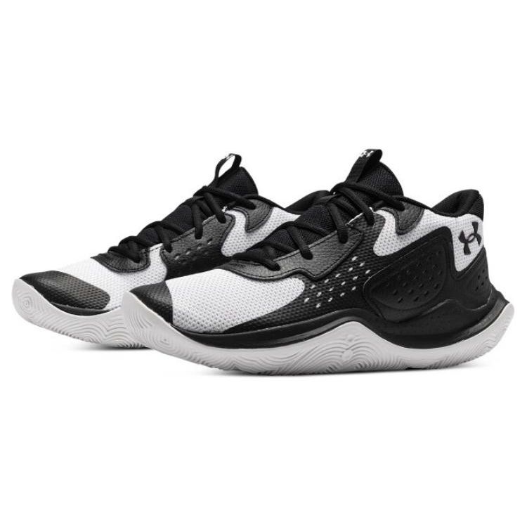Under Armour Jet 23 Black White Unisex Sneakers Blue 3026634-006